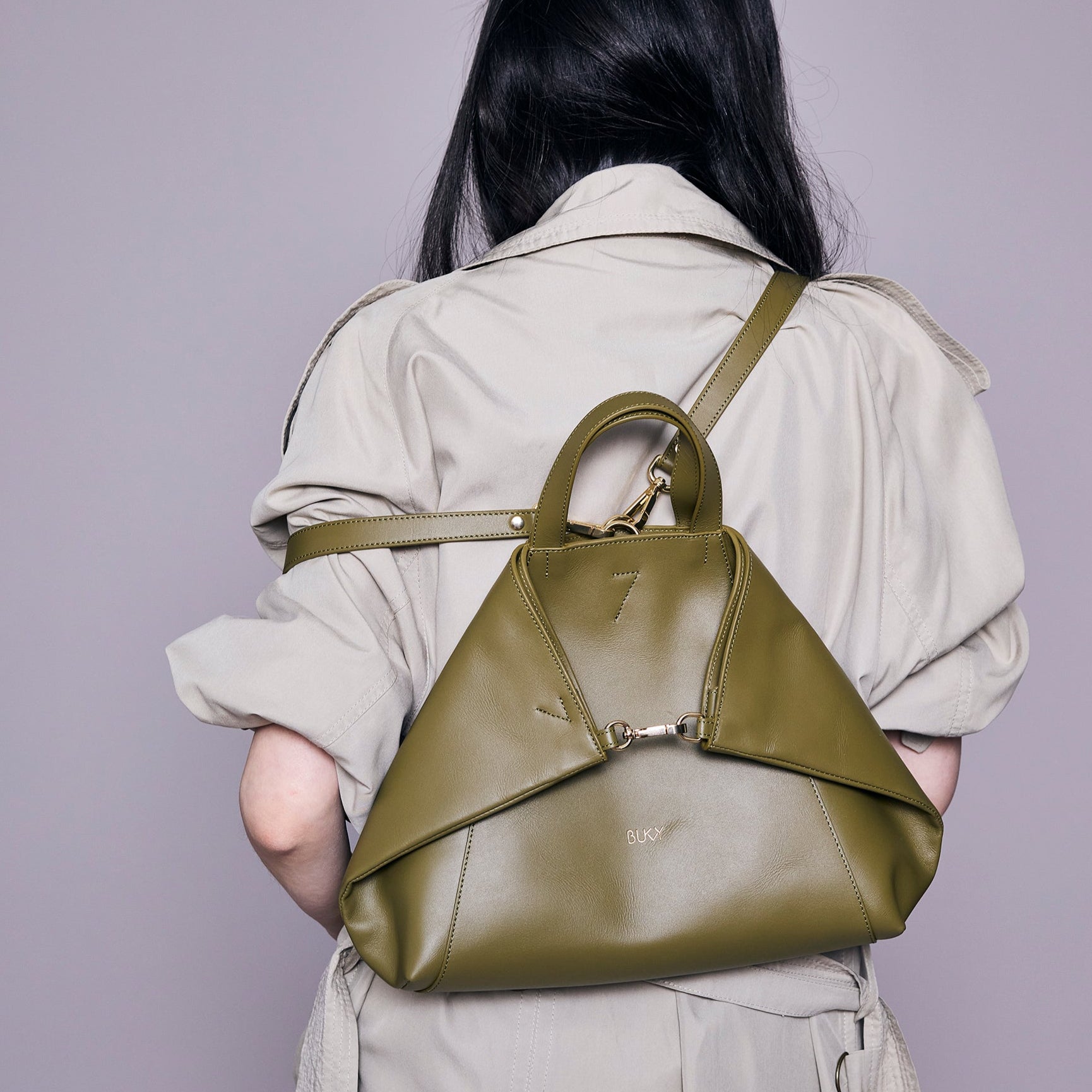 Mini Curie 3-in-1 Tasche / Matcha Grün