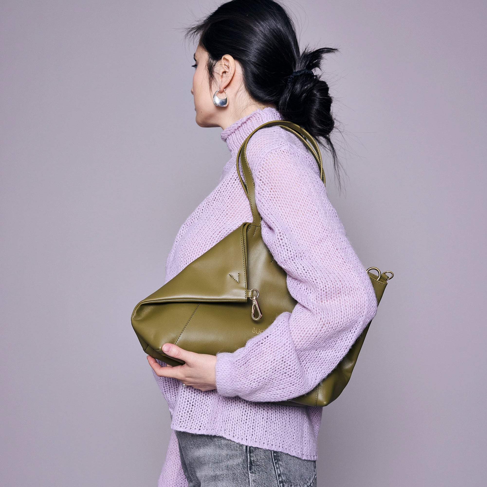 Mini Strappy Curie 3-in-1 Bag / Matcha green