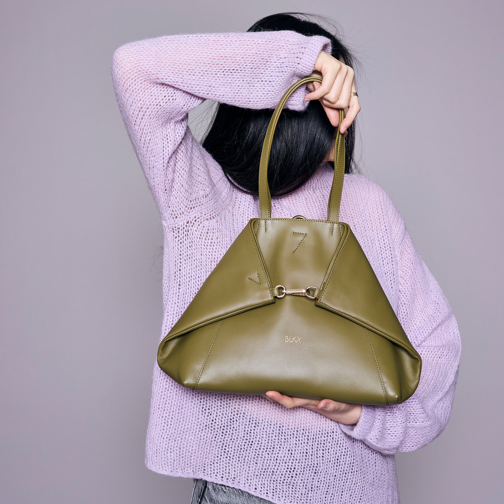 Mini Strappy Curie 3-in-1 Bag / Matcha green