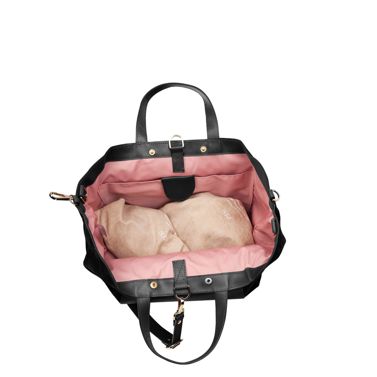 Midi Curie 3-in-1 Tasche + Multistrap / Schwarz