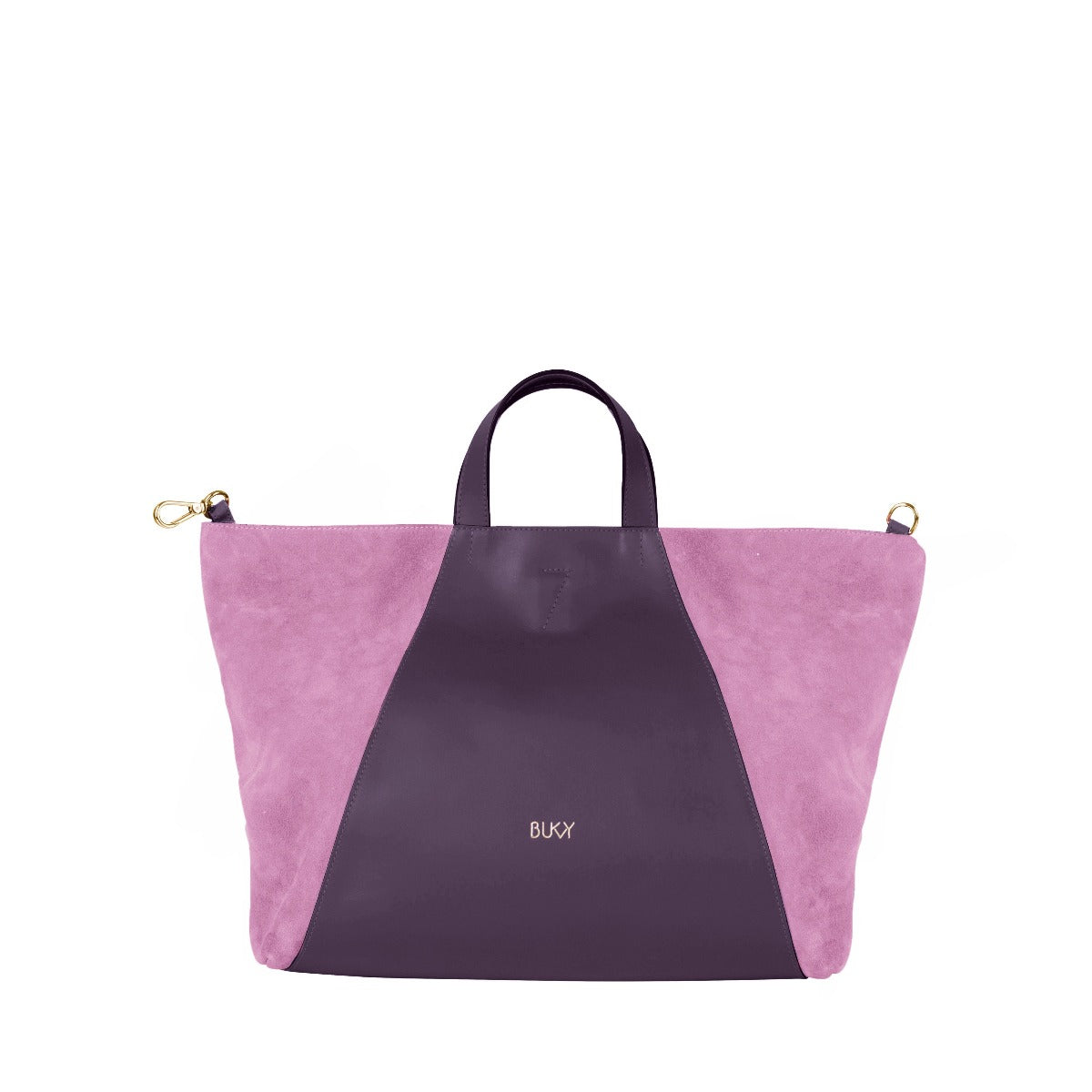 Women's leather backpack, The best professional work bag, multifunctional bags and accessories for women. Women's bag in Violet leather