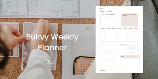 Free Weekly Schedule / plan by Bukvy
