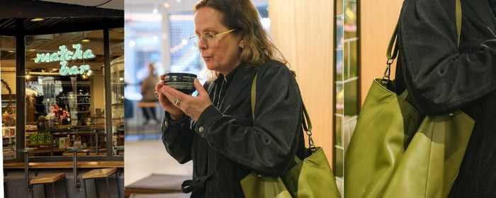 Renée Voltaire and her Matcha