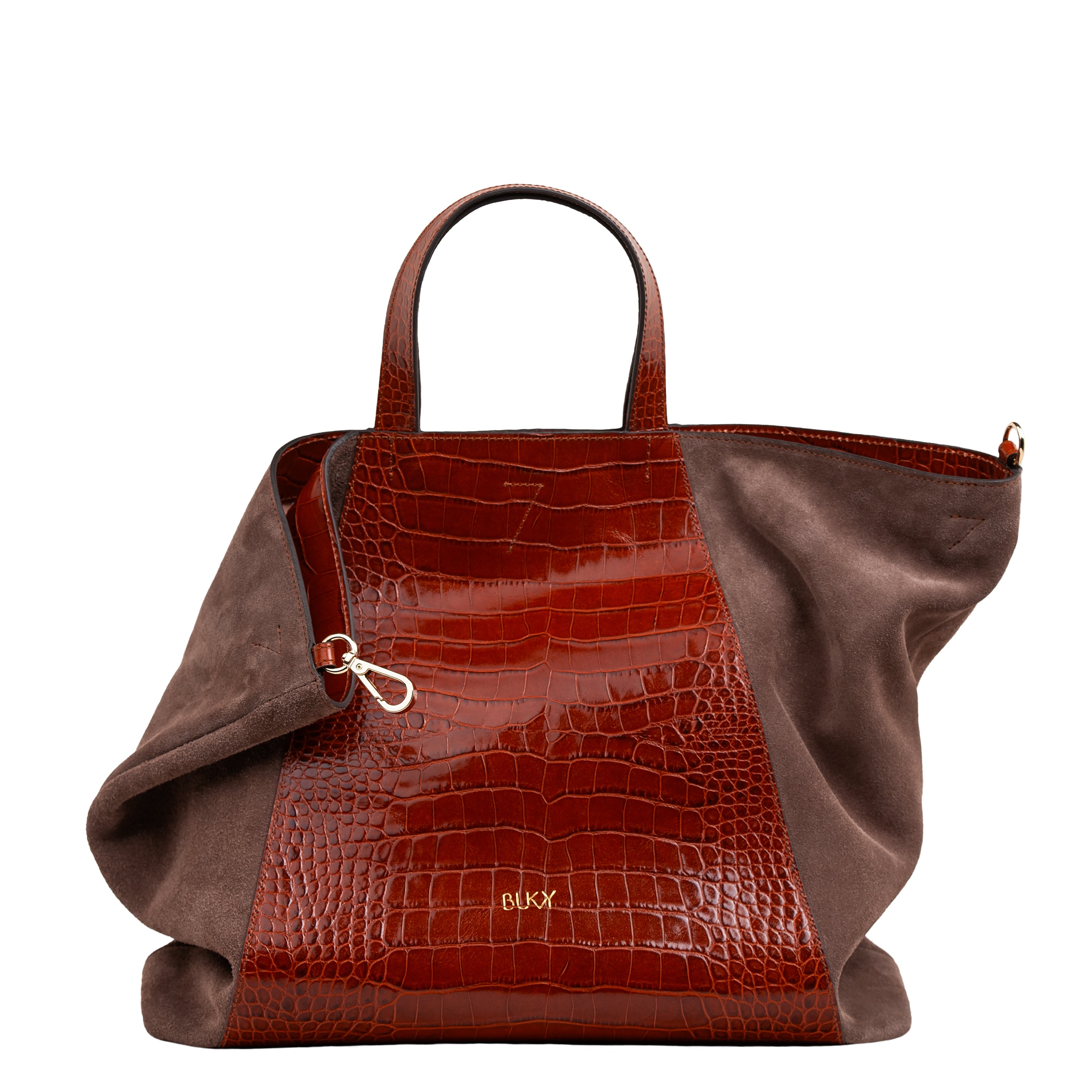 Midi Curie 3-in-1 bag / Cognac Croco