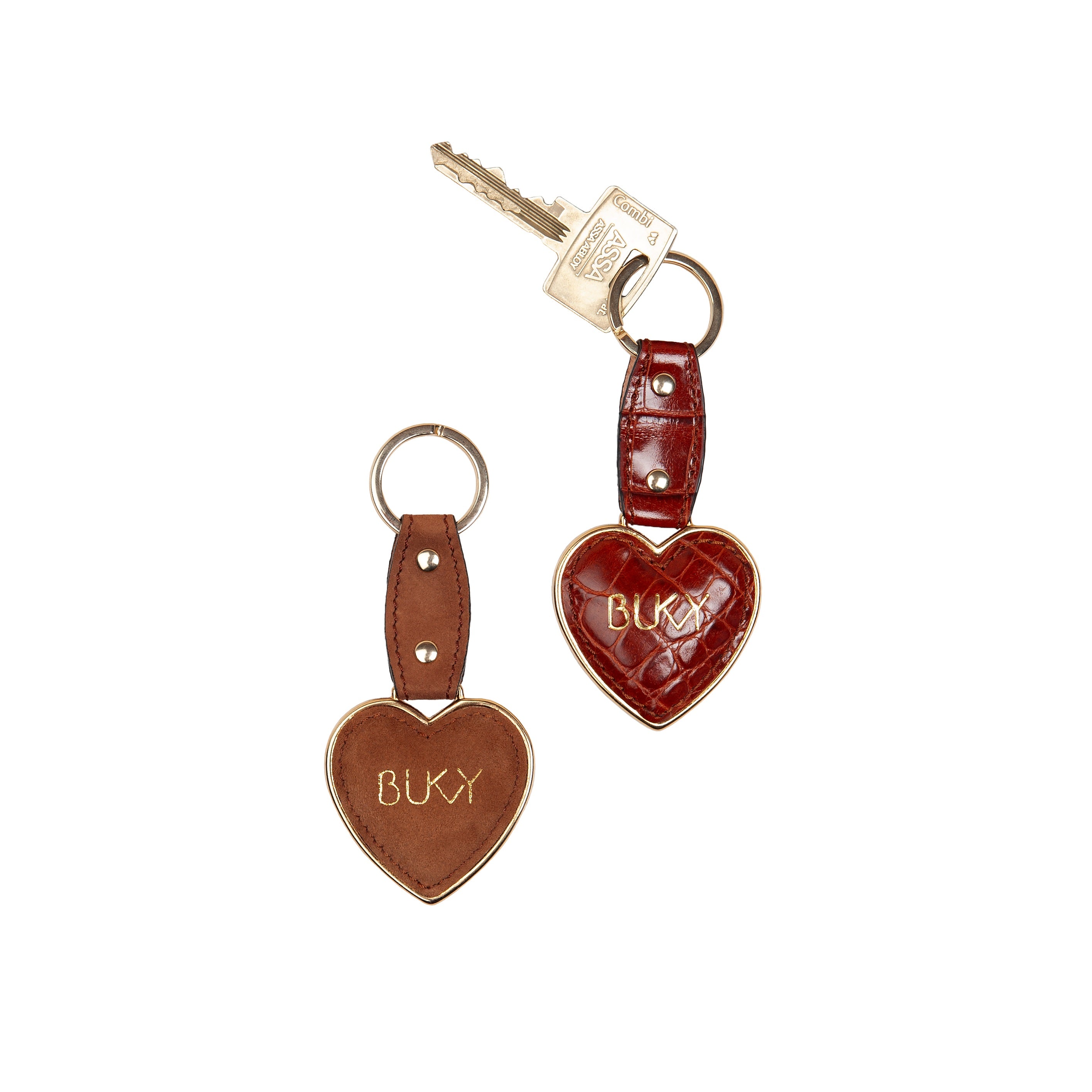 Heart You Key Holder / Croco