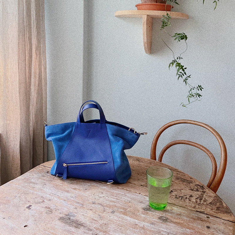 Handbag, Mini Curie Cobalt Blue - Image