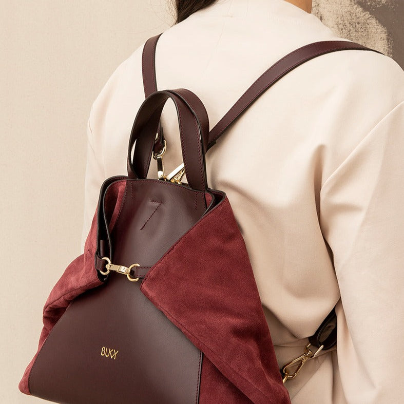 Midi Curie 3-in-1 bag / Burgundy